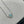 JOSEPHINE BLUE DIAMOND SILVER NECKLACE