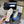 ballet flats blue black lambskin