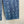 DENIM CC LOGO DARK BLUE WHITE AND SILVER JEANS