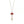 FLEUR DE LIS PINK GOLD DIAMOND CARNELIAN NECKLACE
