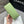 MINI SQUARE FLAP BAG 17CM GREEN CAVIAR SILVER HARDWARE