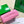 BV SMALL ANDIAMO 25CM PINK LAMBSKIN