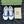GG TRAINERS BLUE WHITE