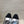 mary janes silver black metalic lambskin grosgrain