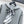 LV25 Silk Scarf Hooded Jacket Gray Cotton 290217