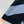 HM Embroidered Logo Vest in Black and Blue Cashmere