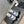 CC 25SS Flower Buckle Platform Beach Slides in Silver High-Mercerized Sardine