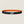 H COR BAROQUE BELT 24MM SILVER BUCKLE & REVERSIBLE ORANGE AND BLACK LEATHER