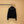 BV Leather Neck Zipped Jacket in Black Fabric