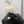 CC 25A Double C Giant Pearl Heel Mary Janes Black Cowhide 127024