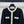 CC 25F Round-Neck Knitted Long-Sleeved Cardigan Black Wool