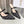 CD High Heeled Mule Crystal Black Sheepskin 460071