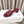 CD DWAY flip-flop colorblocked logo embroidery burgundy 45mm cowhide
