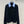 Miumiu Detachable Shirt Cardigan Black Mix Blue Collar and Cashmere
