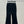 CE Flared Velvet Pants Black Cotton