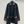 HM Majia Mid-Length Trench Coat Black Lychee-Grained Suede 304562