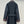 HM Majia Mid-Length Trench Coat Black Lychee-Grained Suede 304562