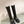 Fendi Long Boots F Embossed Pattern Black Cowhide 463747