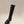 Fendi Long Boots F Embossed Pattern Black Cowhide 463747