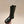 Fendi Ankle Boots F Embossed Pattern Black Cowhide 463741