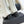 CC 25A Pleated-Collar Bow-Tie Stretch High Boots White Lambskin 473358