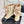 CC 25A Pleated-Collar Bow-Tie Stretch Ankle Boots Beige Lambskin 473354