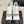 CC Classic Pearl Chain Colorblock Block Heel Ankle Boots White Lambskin 473318