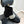 CC Classic Pearl Chain Colorblock Block Heel Ankle Boots Black Suede 473317