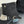 CC Classic Pearl Chain Colorblock Block Heel Ankle Boots Black Suede 473317