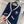 CC 25 V-Neck Cable Knit Cardigan Blue Cashmere 304981