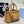 Pra 1BA418 Small Shopping Double Bag 28cm Brown Cowhide  267514