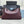 Pra Aimee Underarm Hobo Bag 39cm Burgundy Cowhide 267275