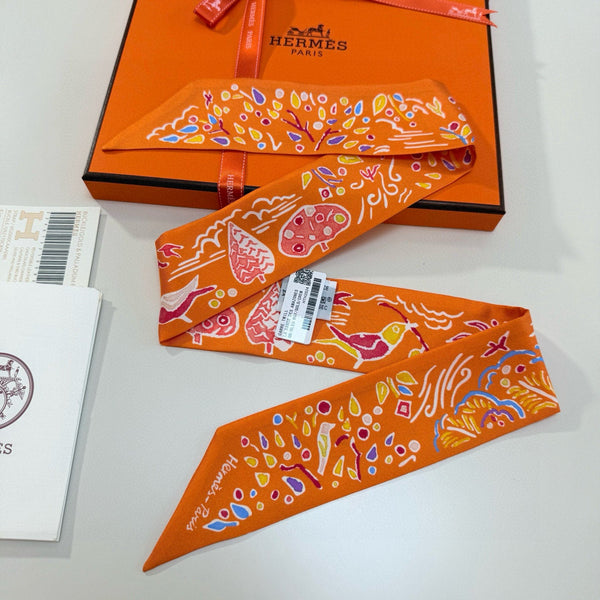 HM Twilly Small Silk Scarf 825652