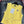 CC Sleeveless Vest Short Jacket Yellow Cotton