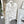 CC Plaid Long Scarf 200cm White Cashmere 828751