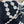 CC Double-Sided Velvet Square Scarf 140cm Black Cashmere 828704