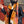 HM Saddle Long Scarf 200cm Orange Cashmere 828664