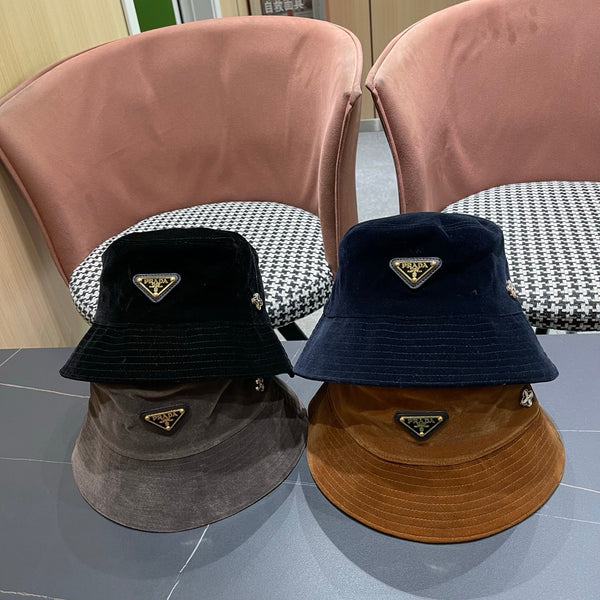 PRA 25 FISHERMAN HAT BROWN SUEDE 823472