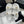 CC 25B Thick-Sole Casual Sandals with Velcro White Fabric 489313
