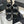 CC 25B Thick-Sole Casual Sandals with Velcro Black Leather 489312