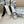 CD Belt 35mm White Black Leather Buckle 593666