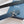 CD Belt 35mm Black Blue Leather Silver Logo Buckle