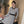 Fendi FF Logo Long Sleeve Jacquard Round Collar Gray Fabric Dress