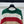 CC 25 Striped Long-Sleeved Pullover Sweater Green Wool