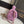 Mini CF 25 Flap Bag Purple Shearling