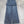 CC Faux Two-Piece Denim Trousers With Trims