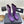 Chanel 26 Vintage Rain Boots Purple Sheepskin 476070