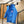 Canada Goose Children Parka Jacket Blue Fox Fur Polyester Cotton