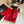 Canada Goose Children Jacket Wolf Fur Red Polyester Cotton