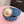 CC Stamp Buckle Women Belt 30mm Elastic Blue Cowhide 196835
